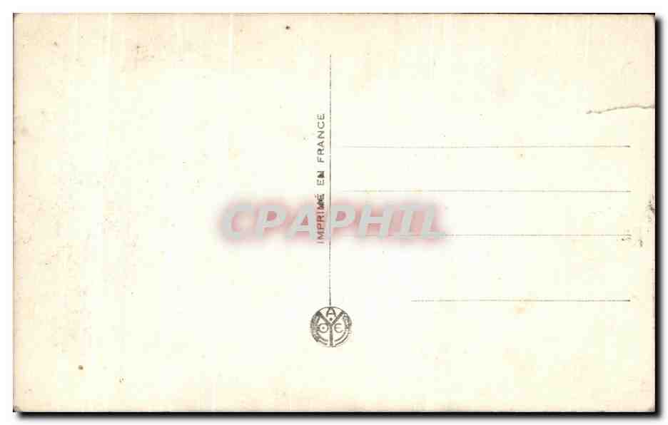 CPA Fantaisie Femme — Verso