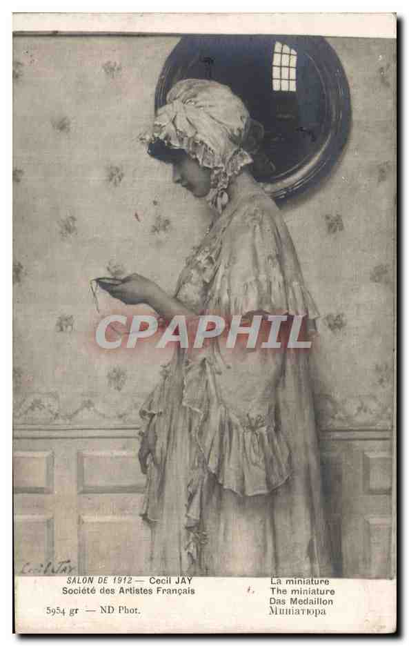 CPA Salon 1912 Cecil Jay La miniature 