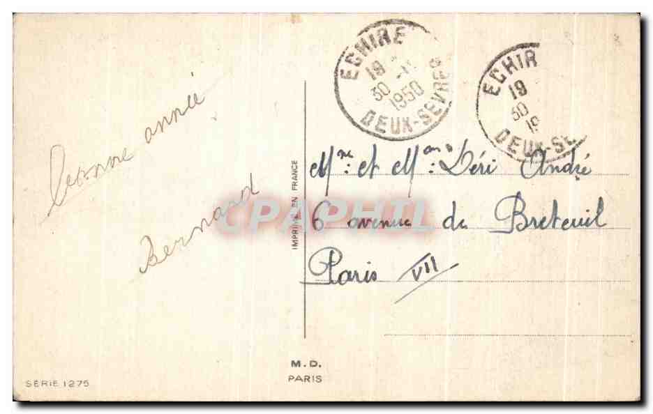 CPA Fantaisie Bonen annee Biches  — Rückseite