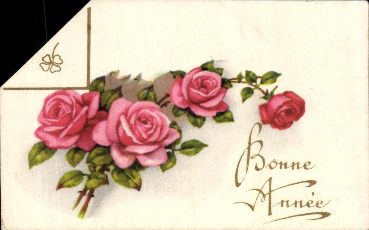 CPA Fantaisie Bonne annee