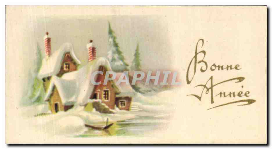 CPA Fantaisie Bonne annee