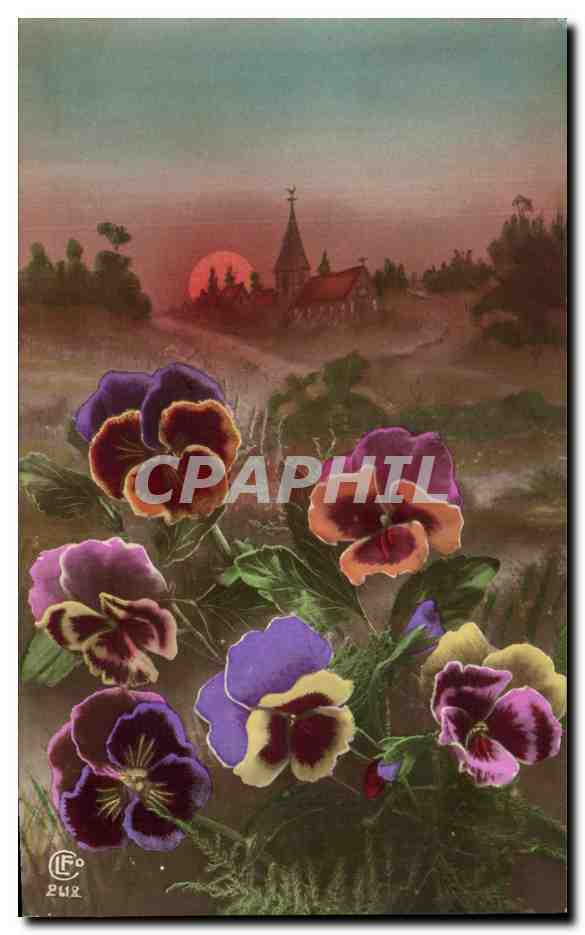 CPA Fantaisie Fleurs 