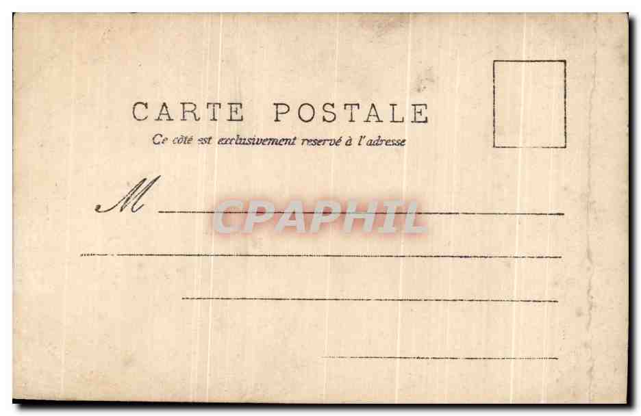 CPA Fantaisie Femme Le danseur — Rückseite
