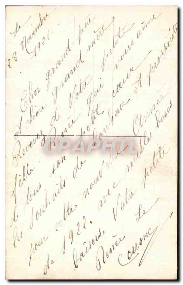 CPA Fantaisie Enfant — Verso