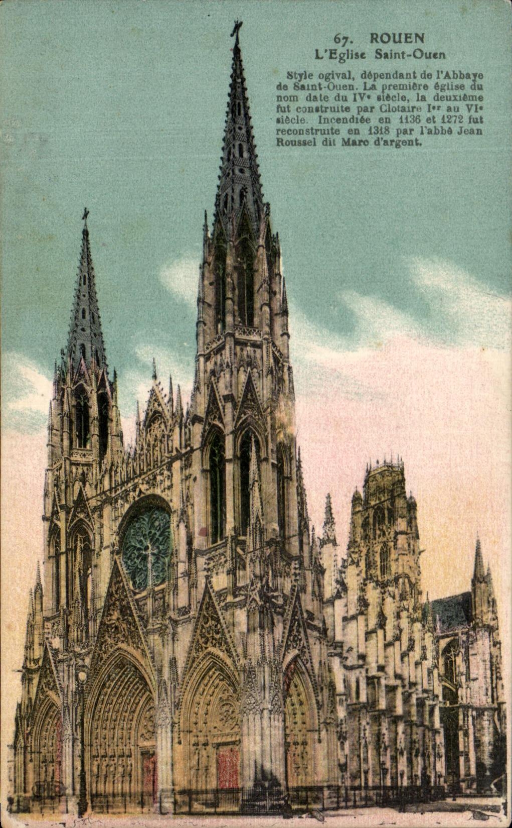 CPA Rouen L'Eglise Saint Ouen