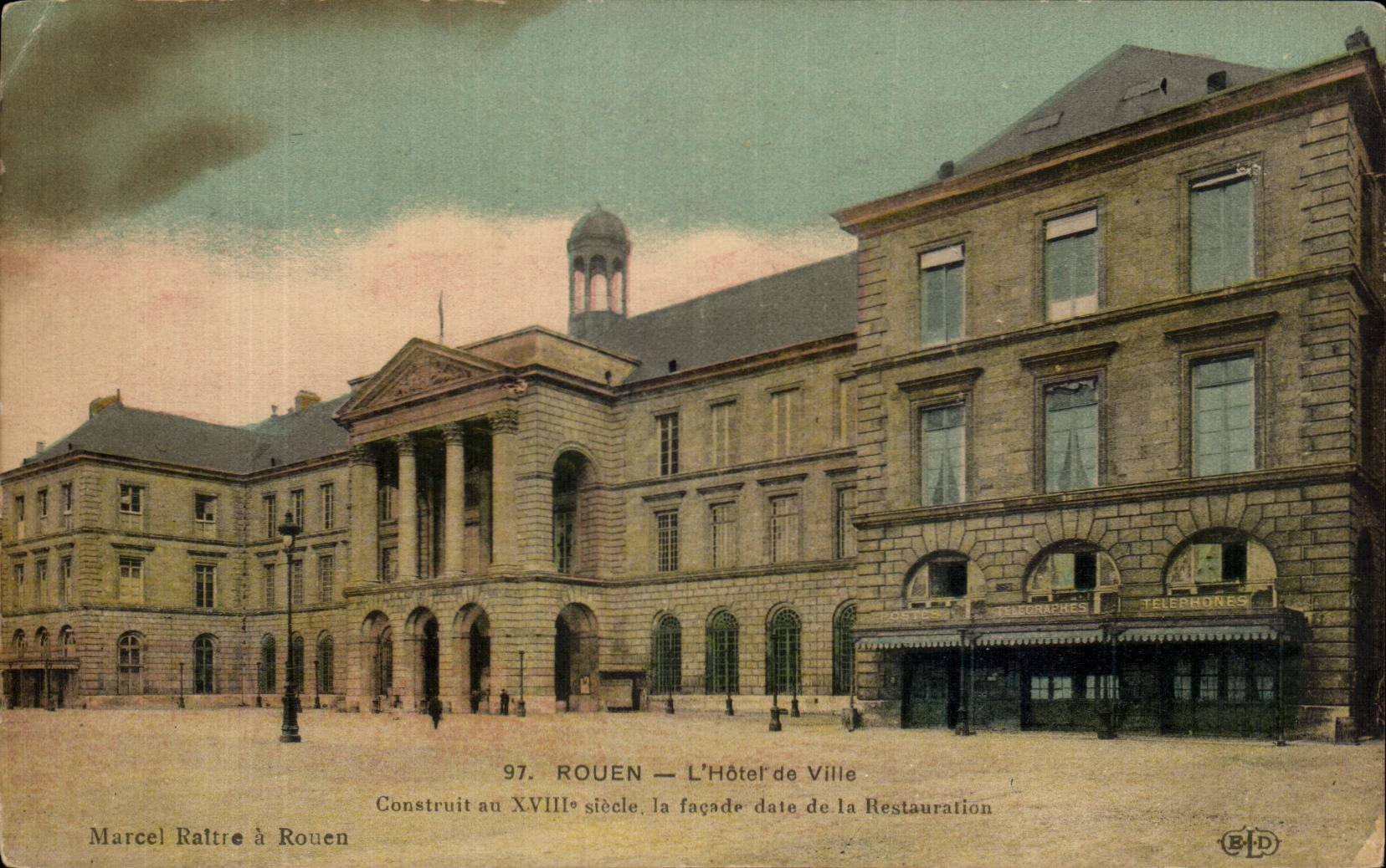 CPA Rouen L'Hotel De Ville 