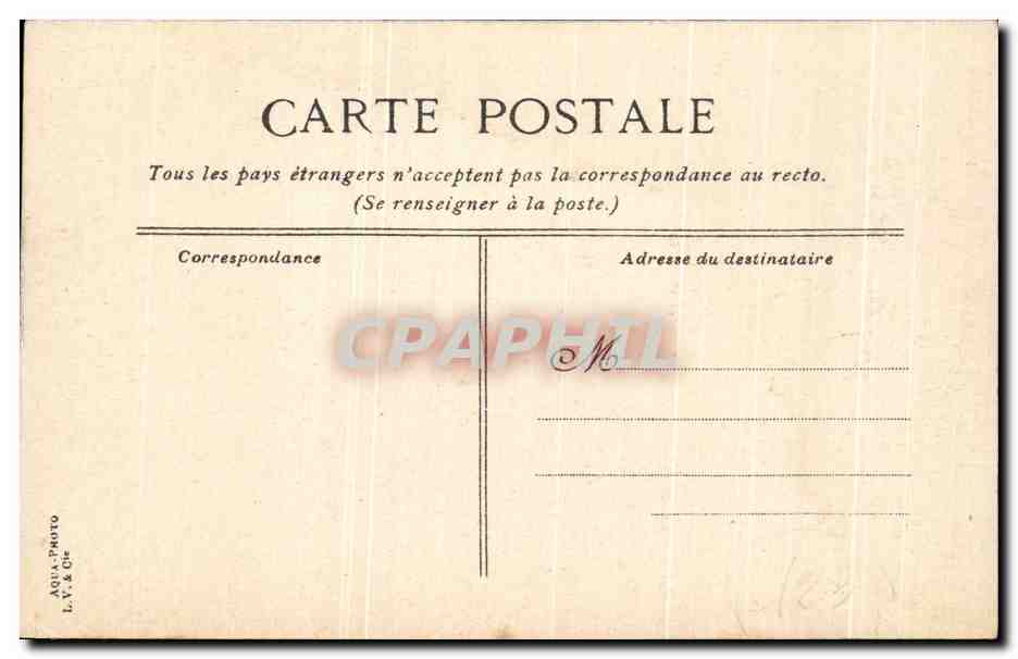 CPA Vichy La Ville Tour — Verso