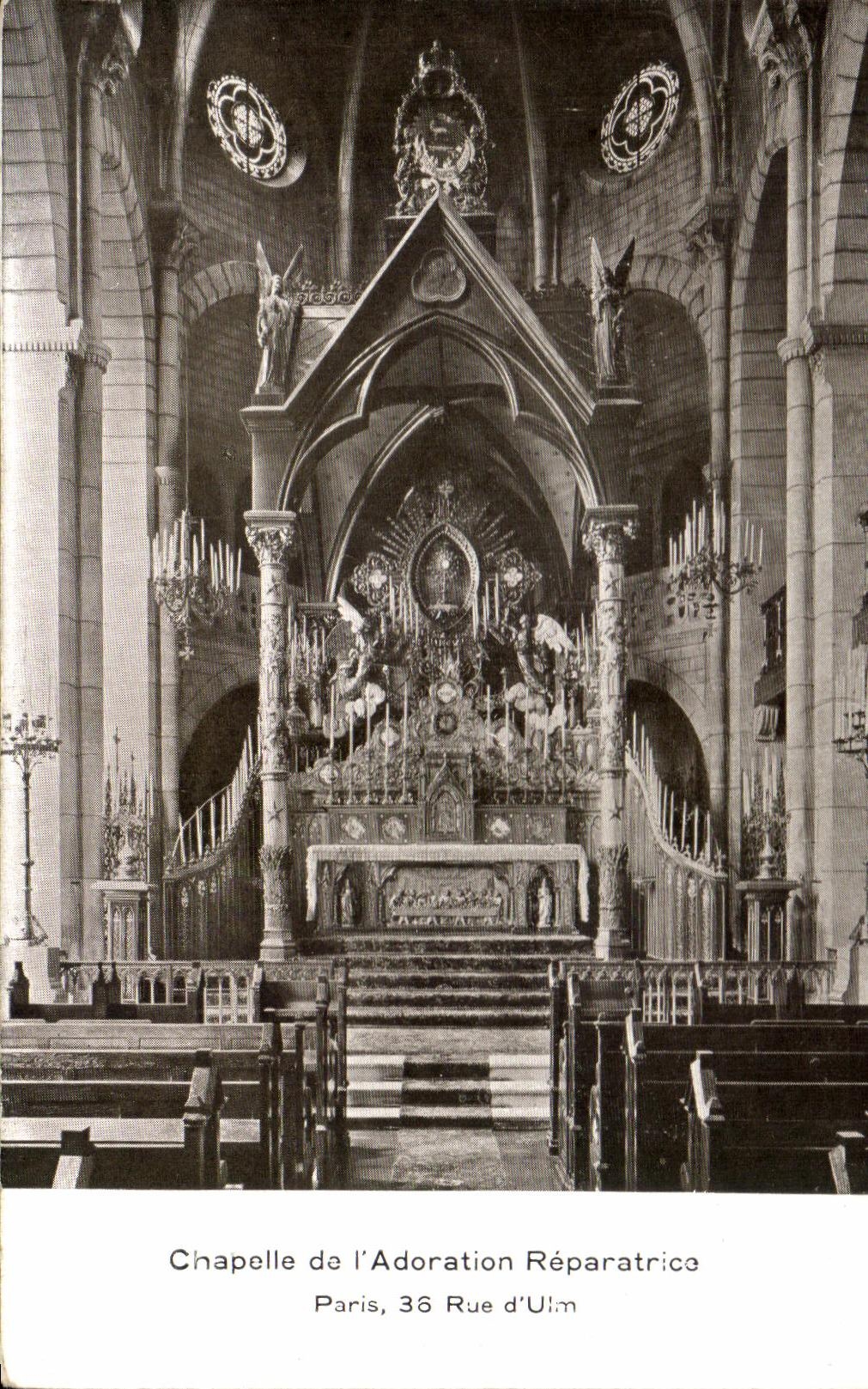 CPA Chapelle De l'Adoration Reparatrice Paris Rue d'Ulm