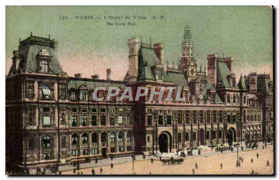 CPA Paris L'Hotel De Ville 