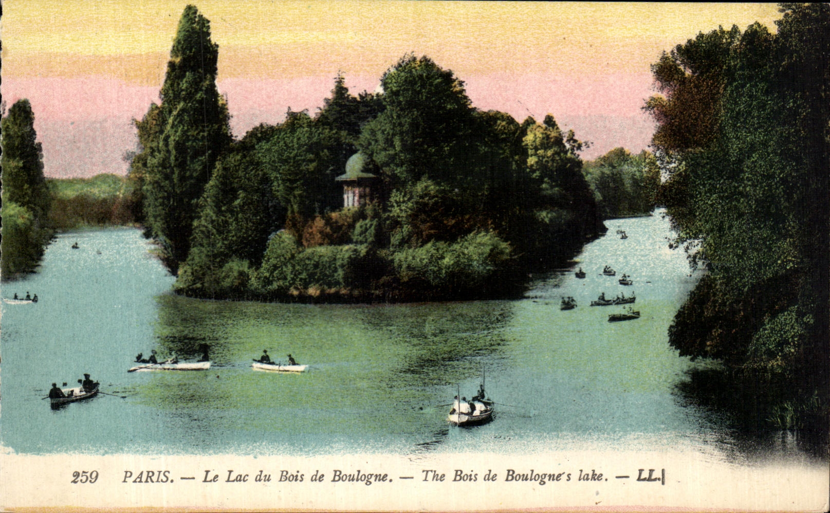 CPA Paris Le Lac Du Bois De Boulogne
