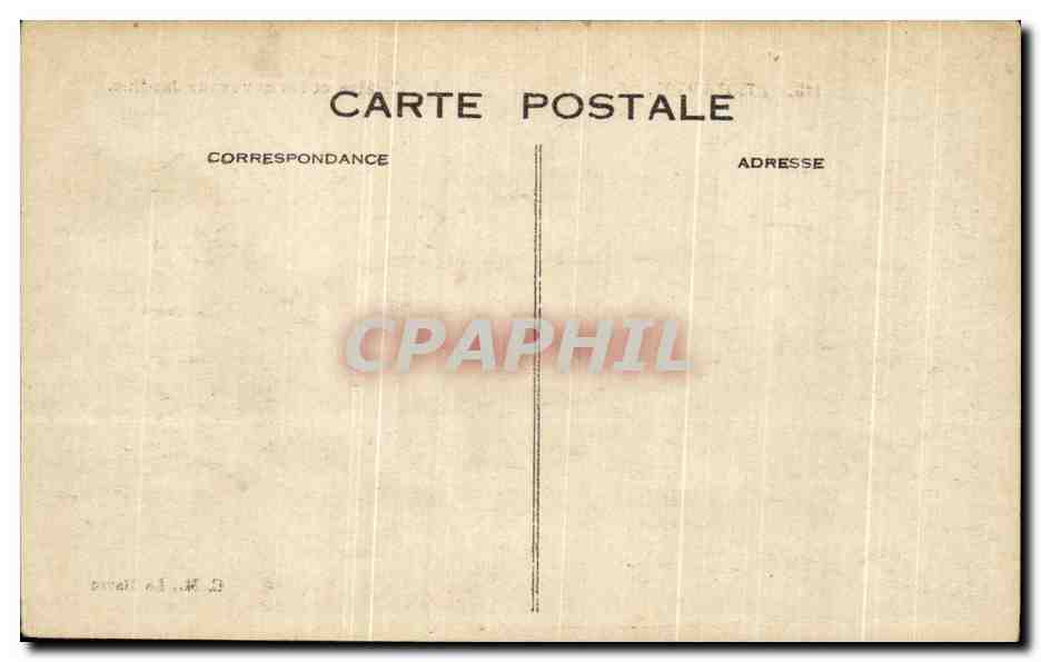 CPA Le Havre Le Theatre Et Les Nouveau Jardins — Rückseite