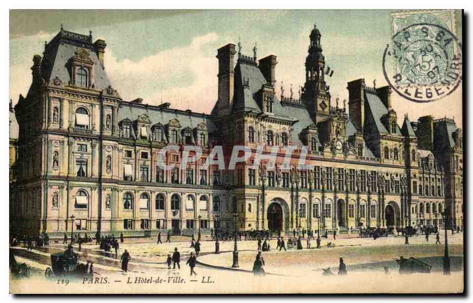 CPA Paris L'Hotel De Ville