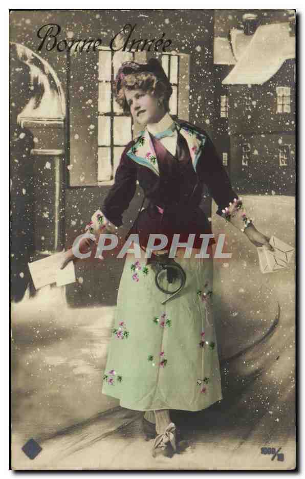 CPA Fantaisie Femme 