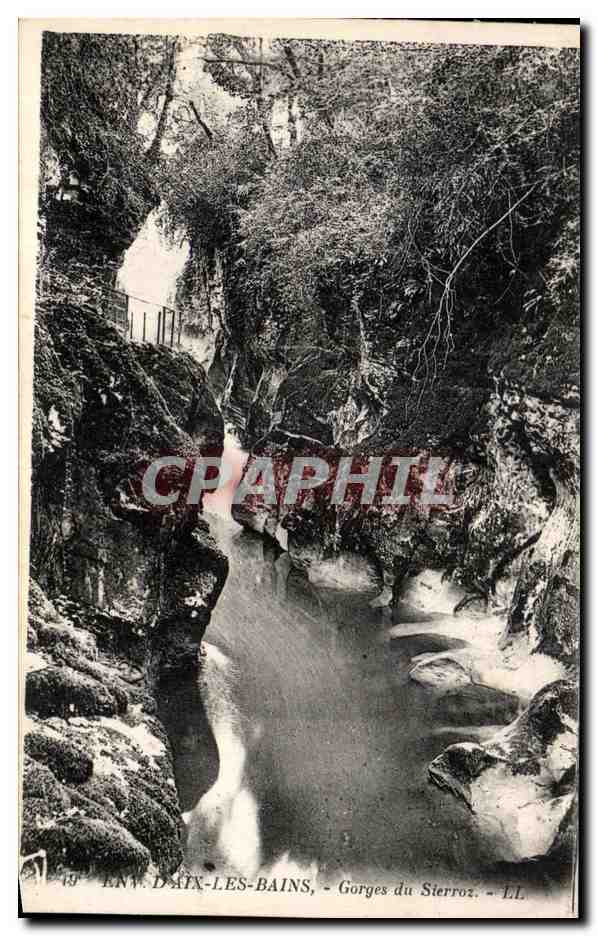 CPA Gorges Du Sierroz le Barrage Environs d'Aix les Bains 