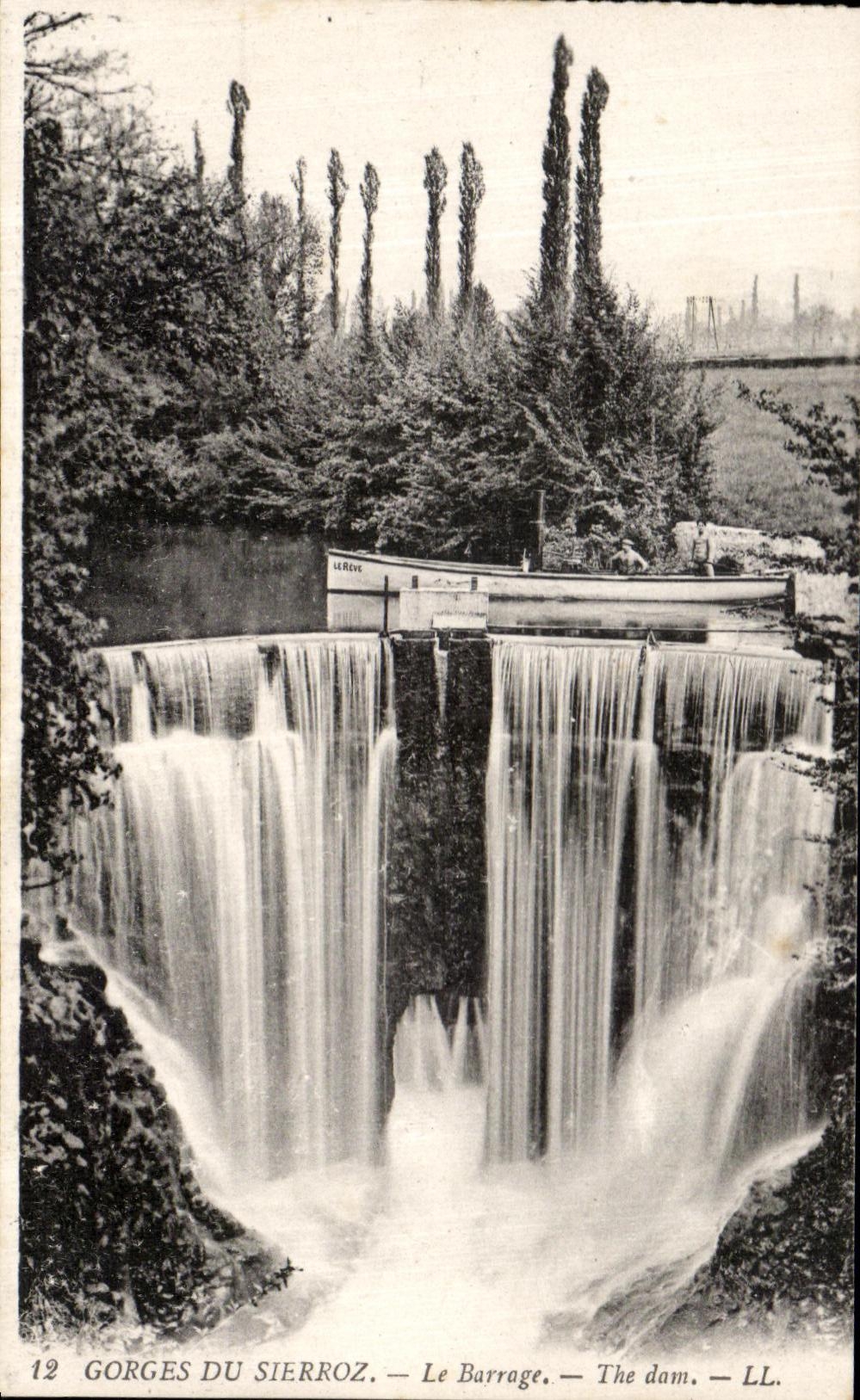CPA Gorges Du Sierroz Le Barrage