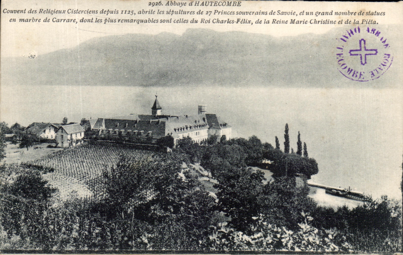 CPA Abbaye d'Hautcombe Couvent des Religeux Cisterciens 
