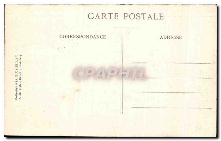 CPA Abbaye d'Hautcombe Couvent des Religeux Cisterciens  — Rückseite