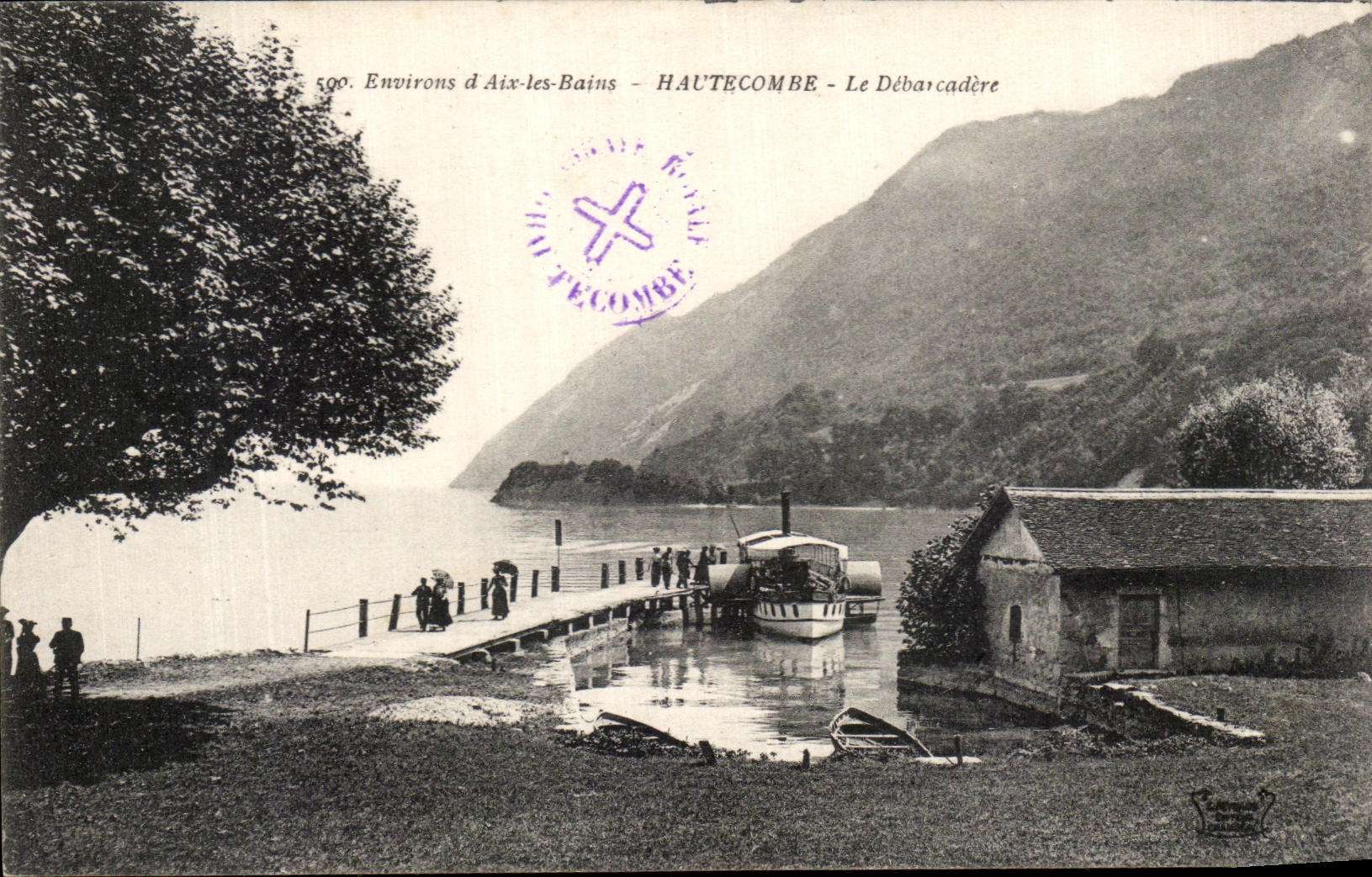 CPA Environs d Aix les Bains Hauteconbe Le Debarcadere
