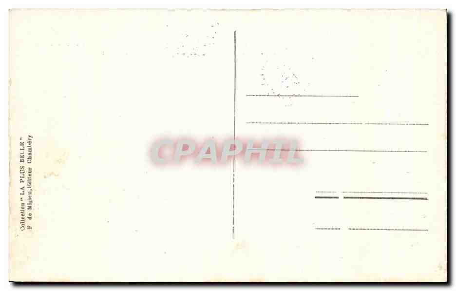 CPA Abbaye d'Hautecome couvent des Religieux Cisterciens — Rückseite