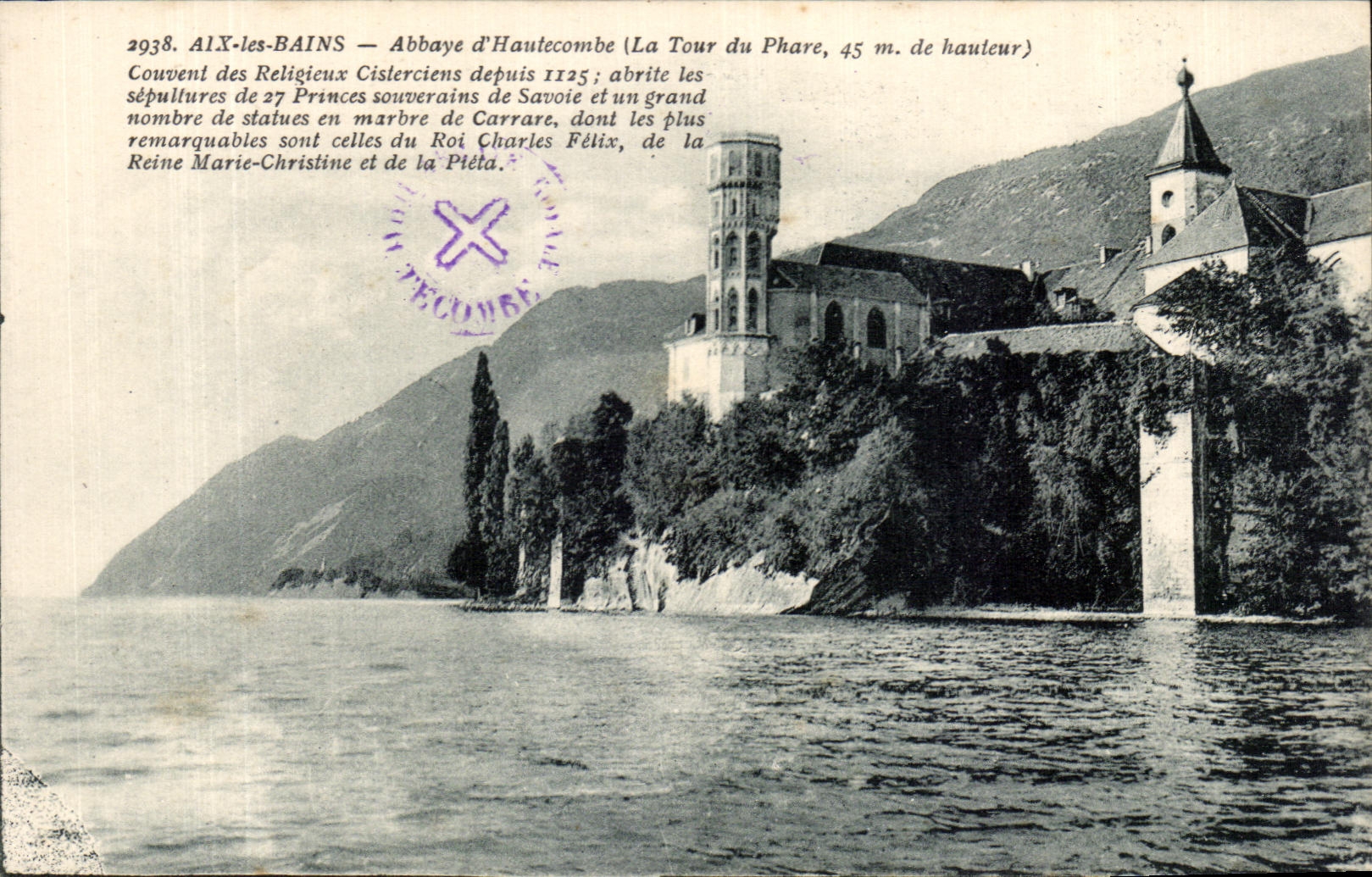 CPA Aix les Bains Abbaye d'Hautecombe Couvent des Religieux cisterciens 