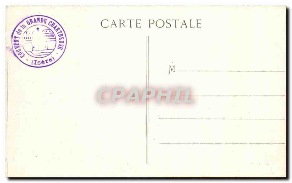 Dauphiné — Couvent de la Grande Chartreuse — La Salle de France — Reverso