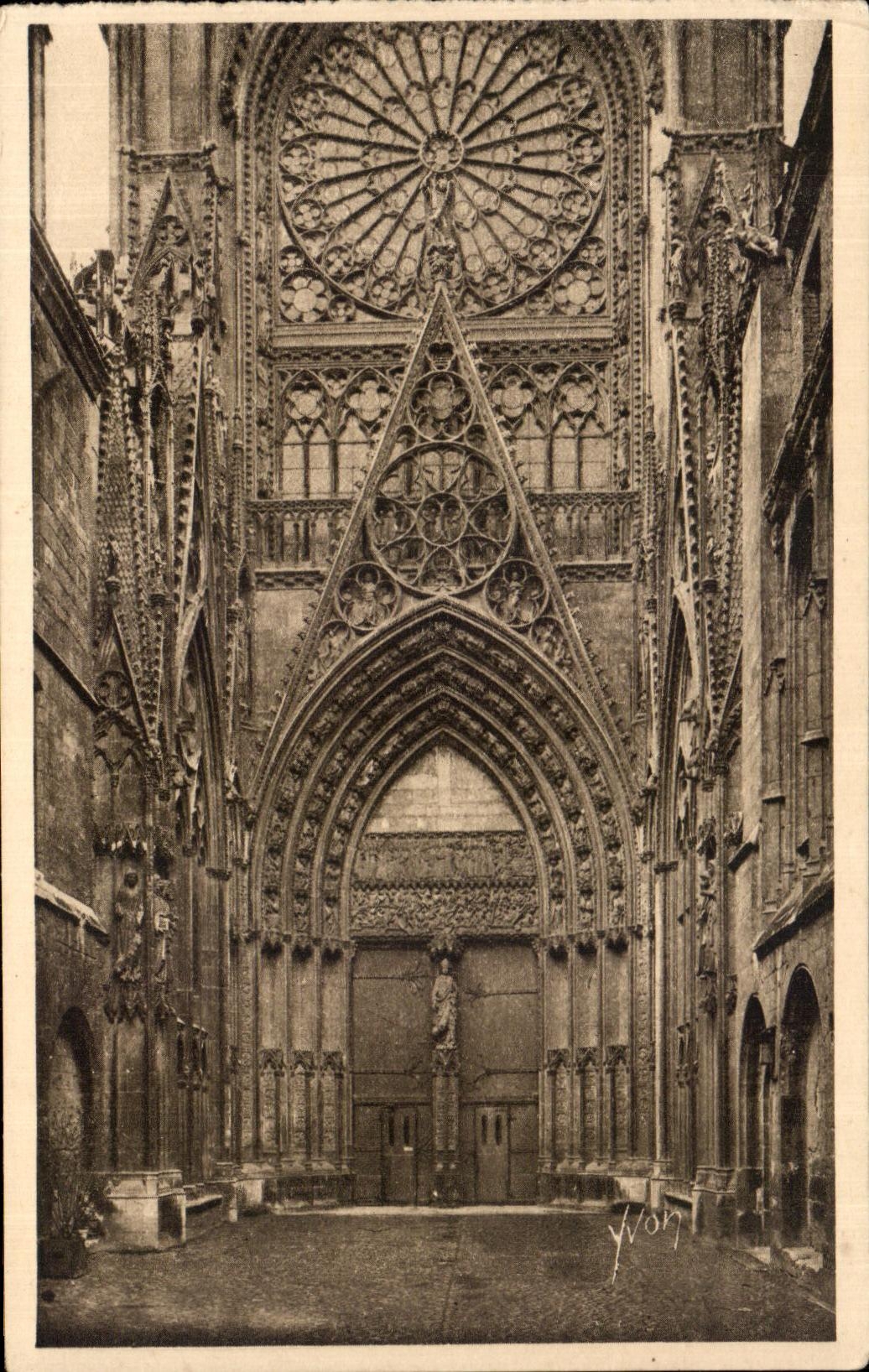 CPA Rouen Cathedrale des Libraires