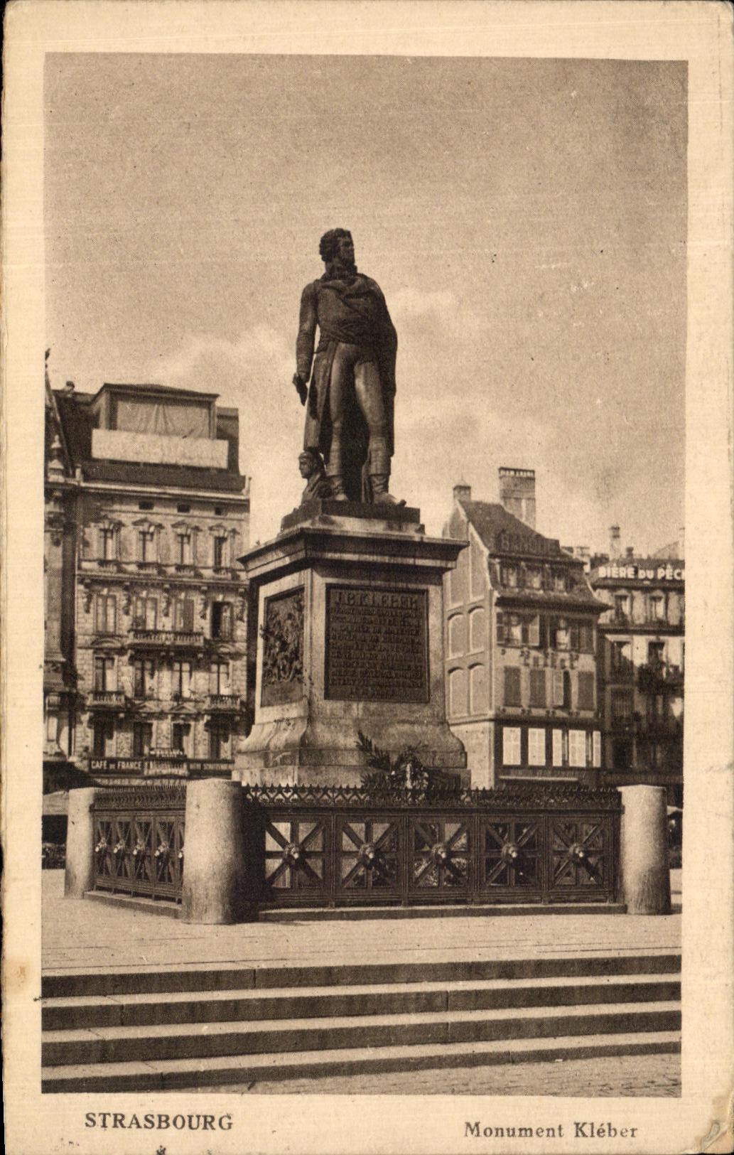 CPA Strasbourg Monument Kleber