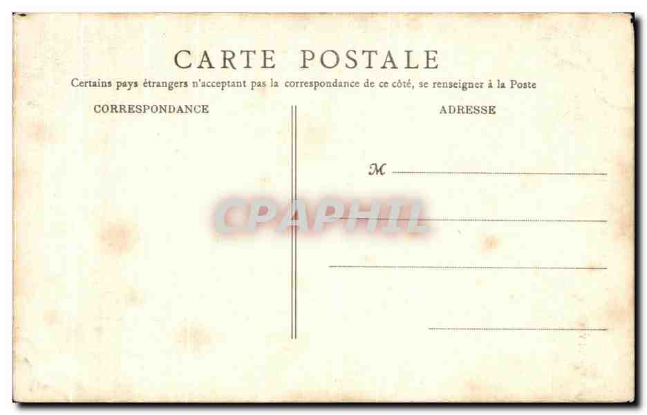 CPA Mont Saint Michel Galeries du Cloitre — Verso