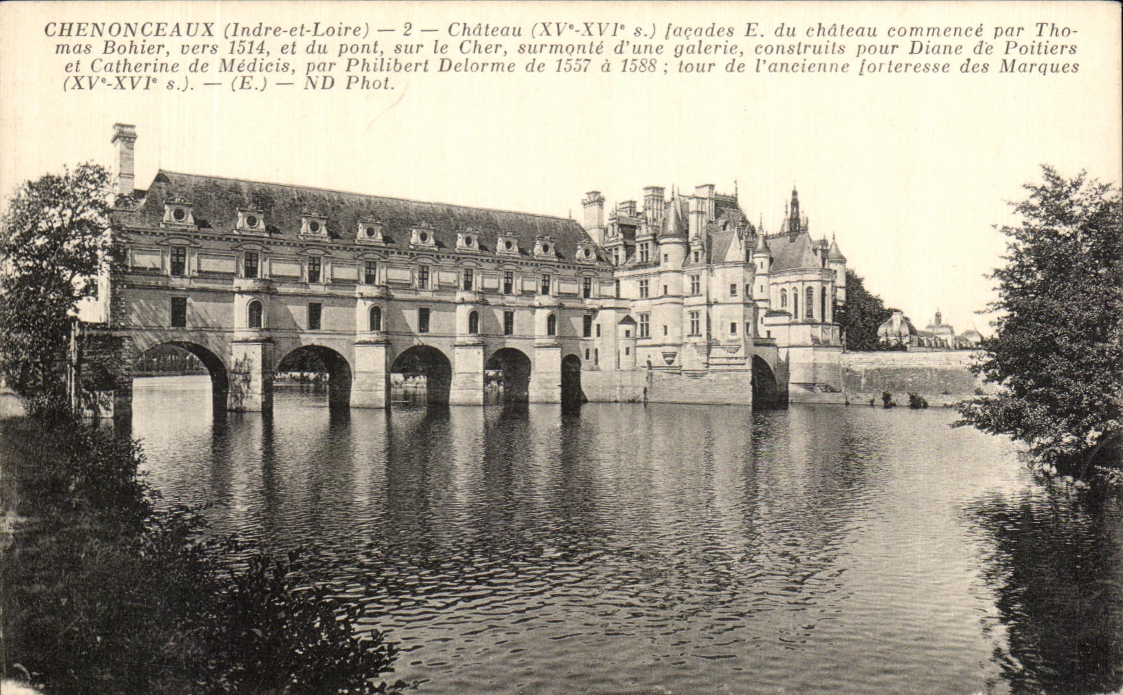 CPA Chenonceaux Chateau