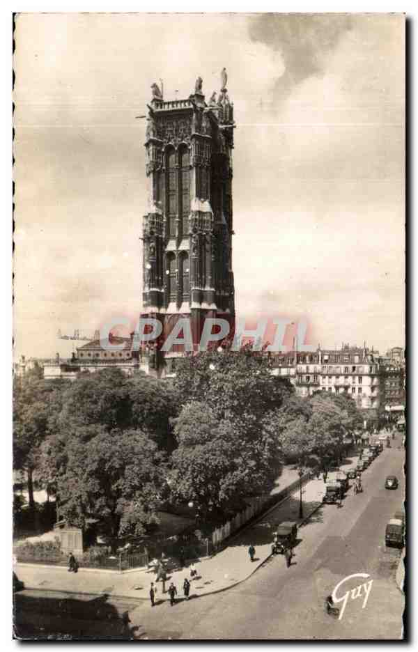 CPA Paris En Ses Merveilles La Tour Saint Jacques Ex Clocher De l'Eglise Saint Jacques