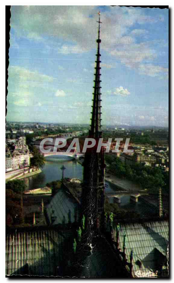 CPA Paris La Fleche De Notre Dame