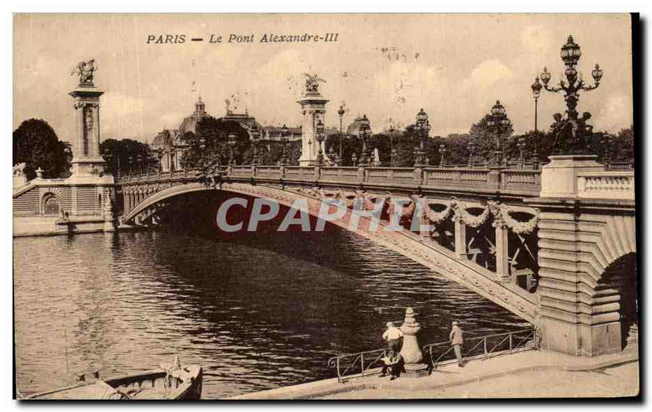 CPA Paris Le Pont Alexandre III