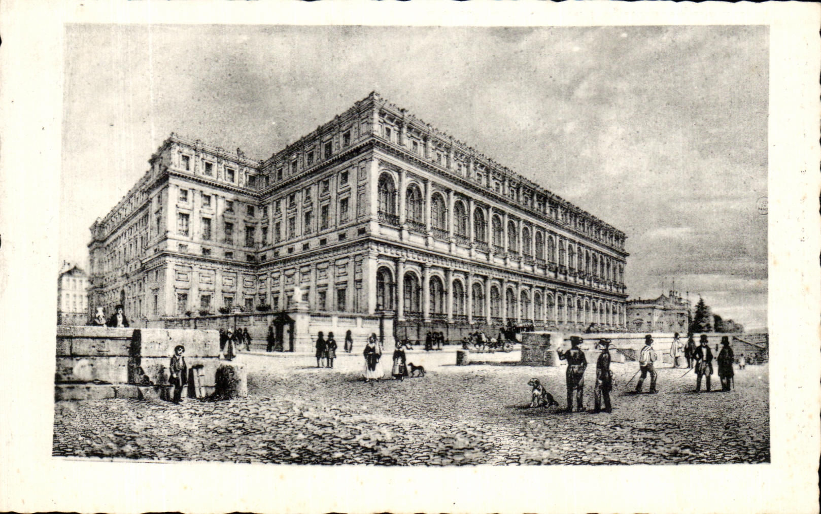 CPA Ancien Paris La cour des comptes vers 1845