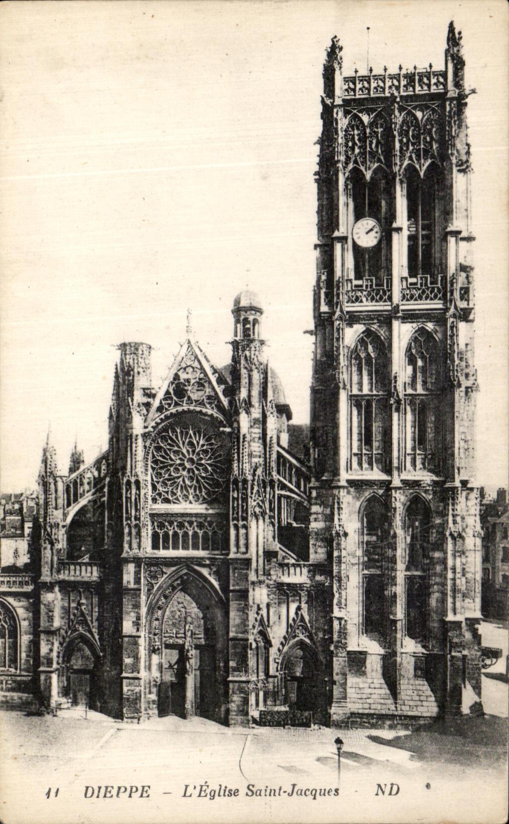 CPA Dieppe L'Eglise Saint Jacques