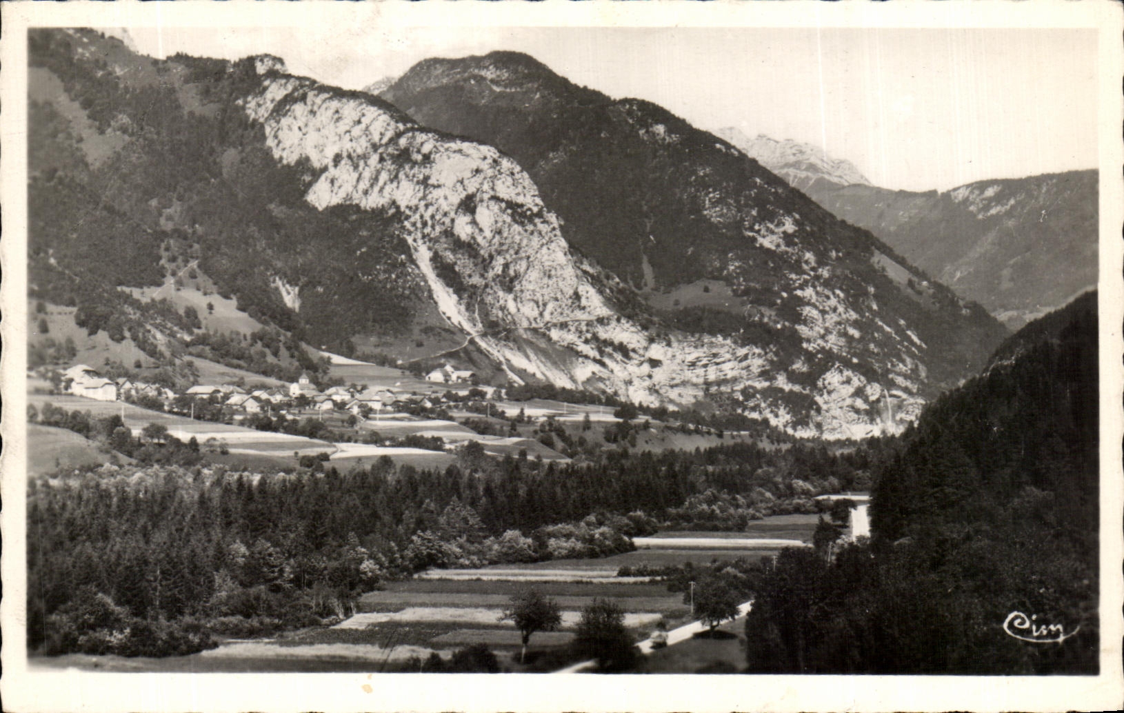 La Balme-de-Thuy (Haute-Savoie) — Col de la Bluffaz — vue panoramique — éditeur Elsy