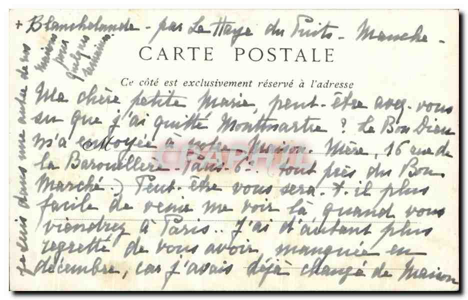 CPA Cite de Carcassonne Eglise Saint Nazaire la Nef — Verso