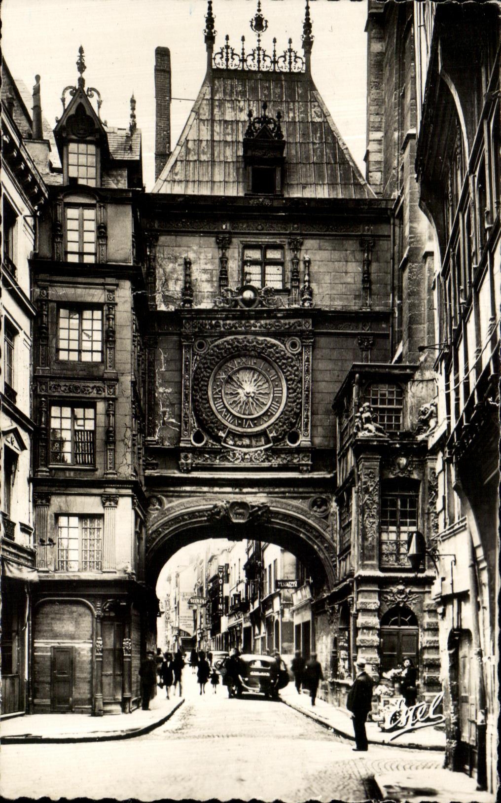 CPA Rouen La Grosse Horloge 