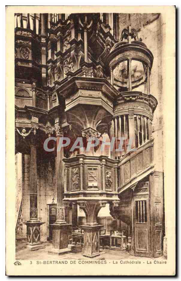 CPA St Bertrand de Comminges La Cathedrale La Chaire 