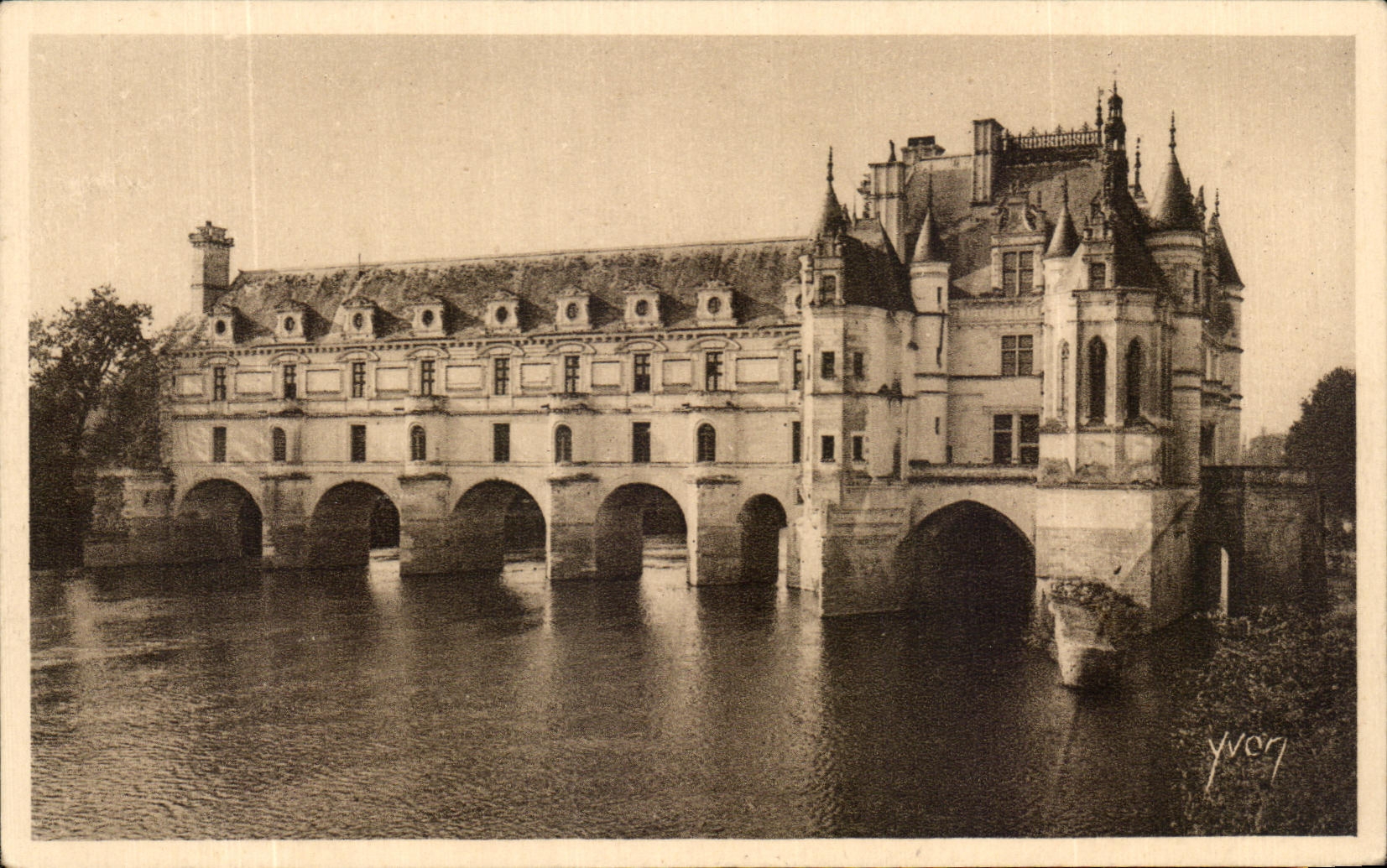 CPA Chateaux Du La Loire Chateau de Chenonceaux Facade Nord Est