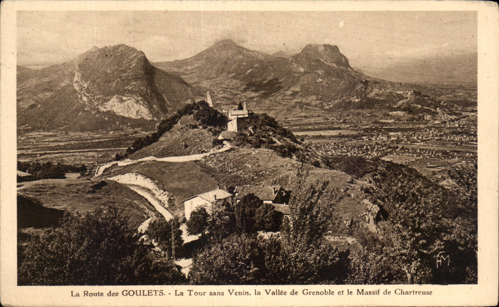 La Route des Goulets - La Tour sans Venin, la Vallée de Grenoble et le Massif de Chartreuse