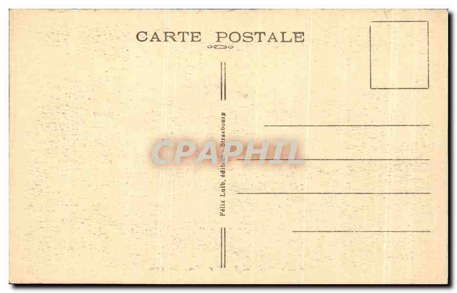 Mont Sainte-Odile - Mur Pajen et Dreistein — Félix Laib, Strasbourg — Verso