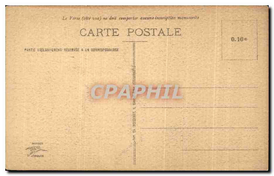 CPA Stasbourg L'Horloge Astronomique — Verso