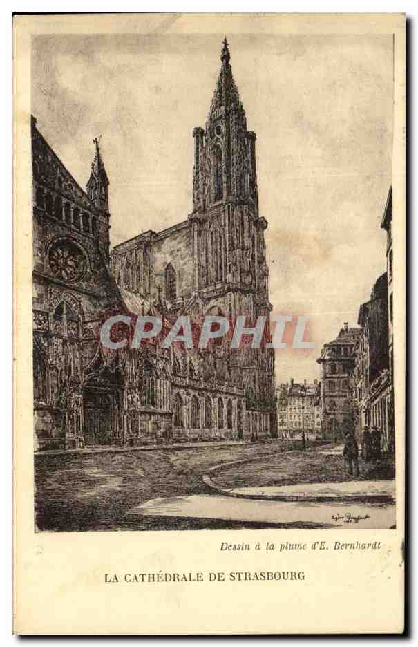 CPA Cathedrale De Strasbourg