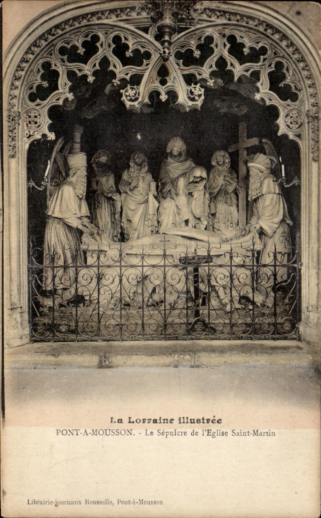 Le Sépulcre de l'Église Saint-Martin — Pont-à-Mousson — La Lorraine illustrée