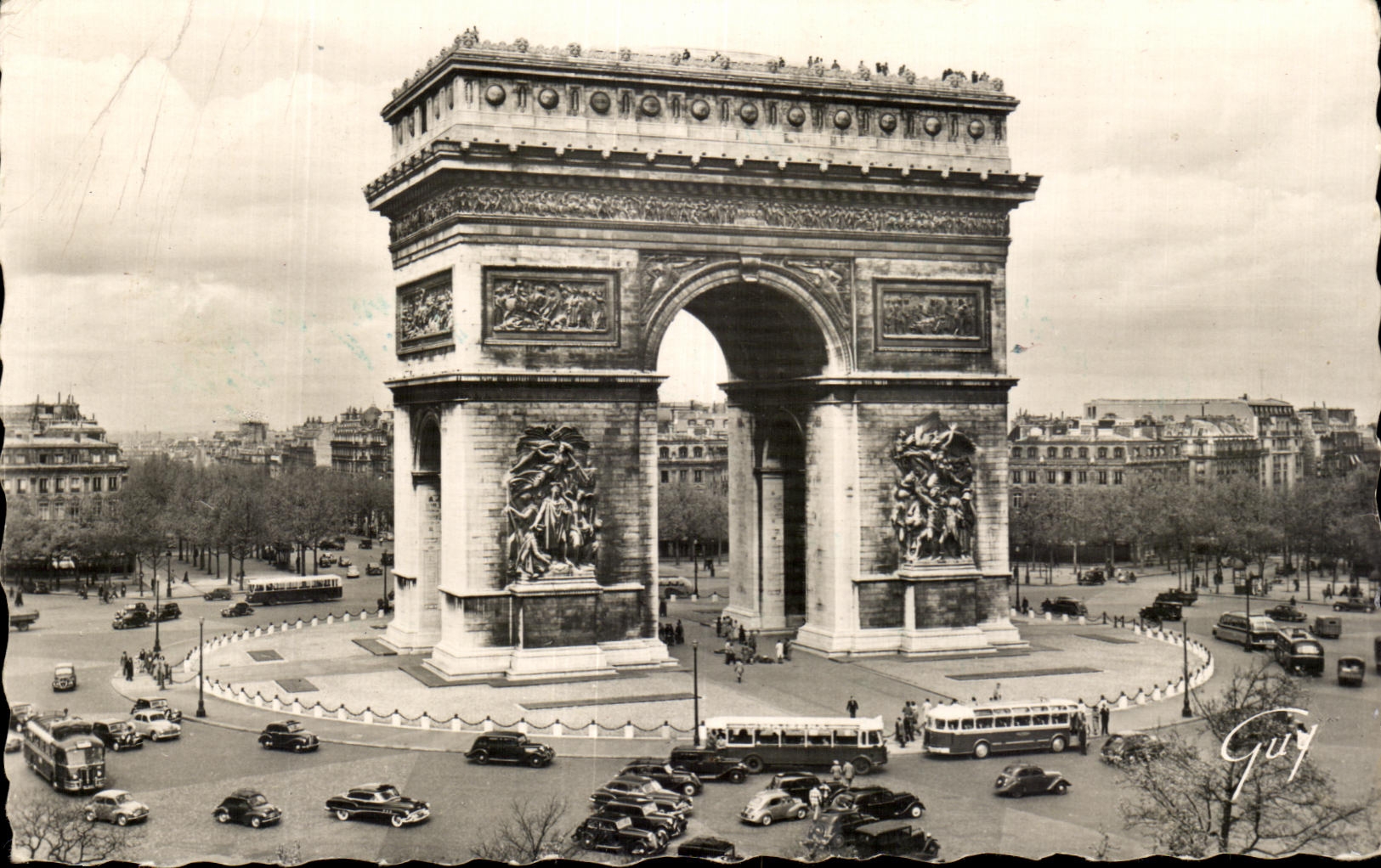 CPA Paris Et Ses Merveilles La place de l'arc de triomphe 