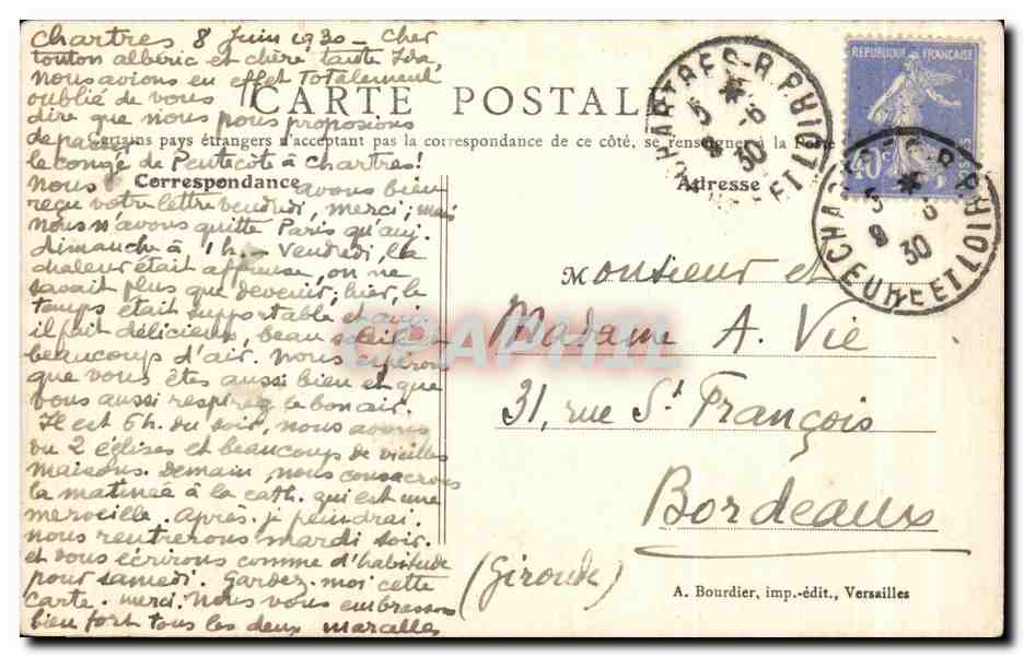 CPA Chartres Eglise Saint Pierre — Reverso