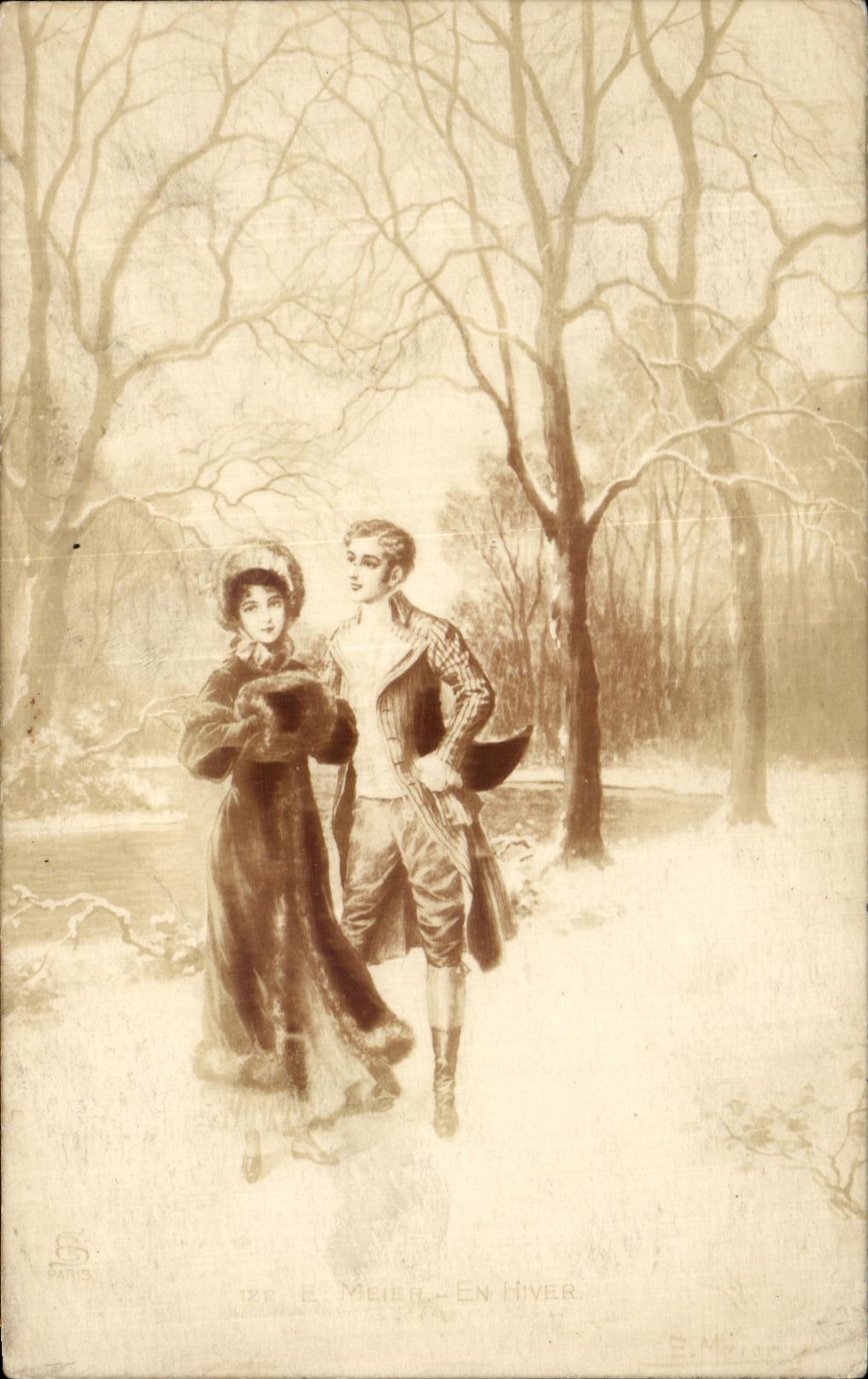 CPA Fantaisie Femme 