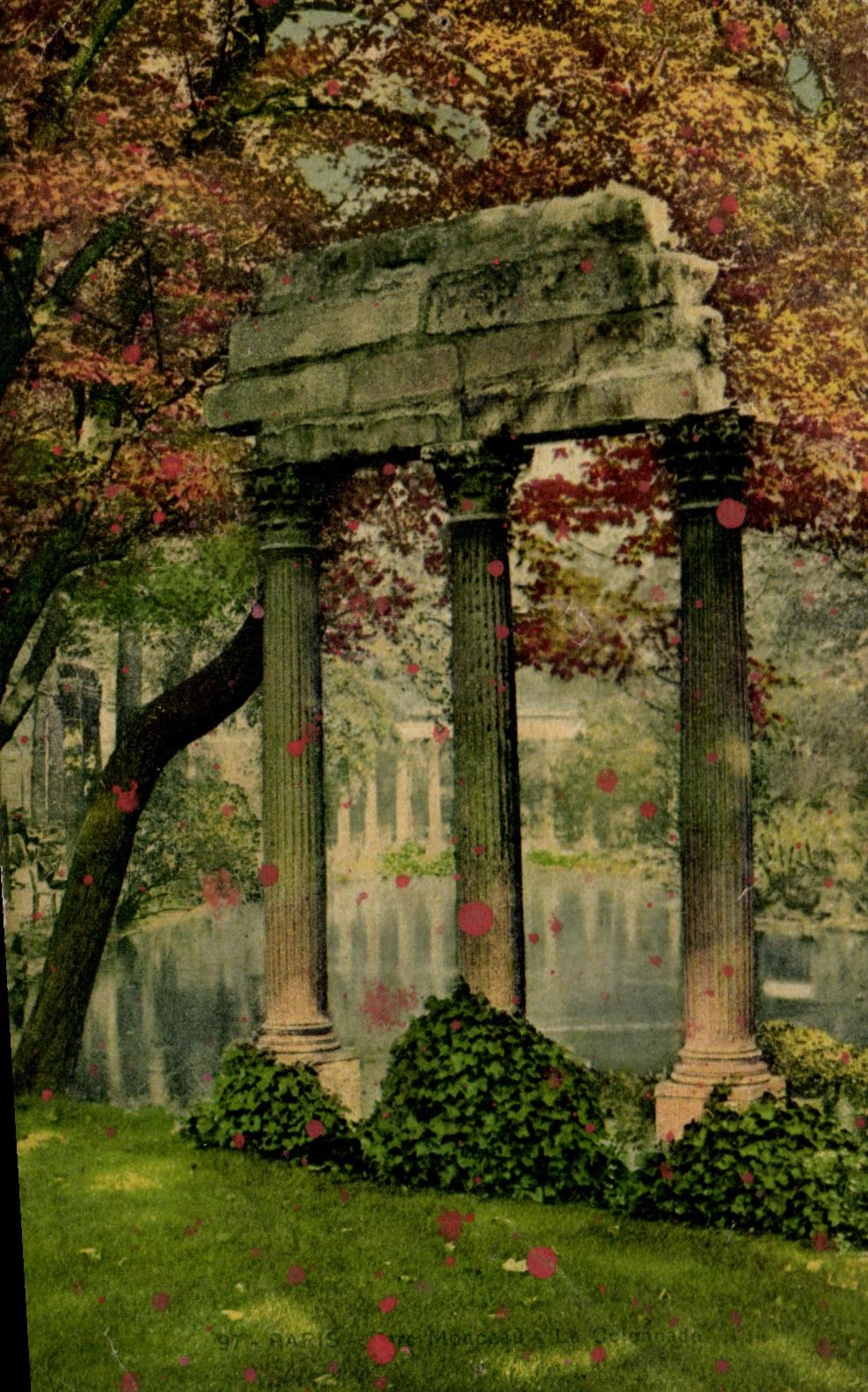 Paris - Jardin de Monceau - Le belvédère
