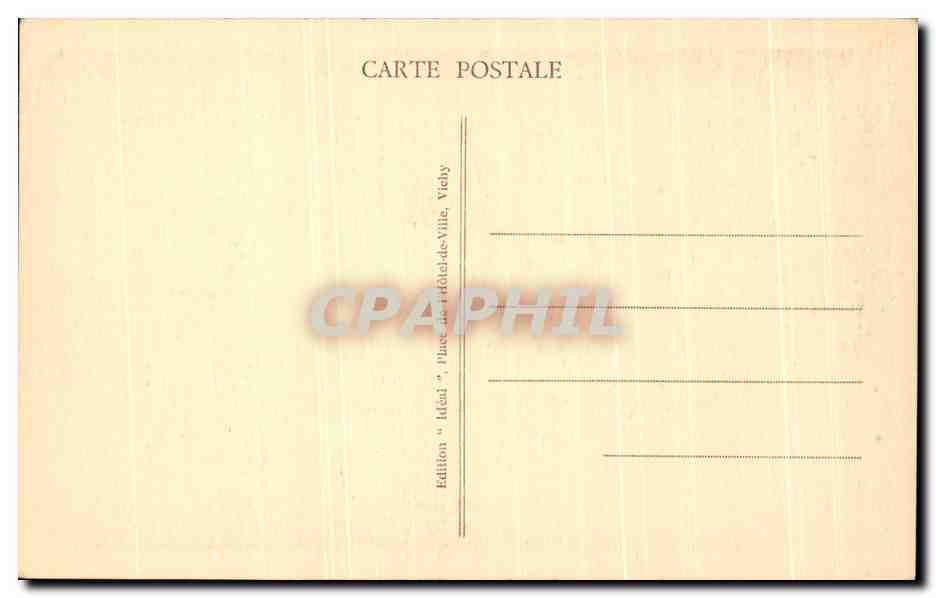 CPA Riom Vieille Porte Rue Du Commerce — Verso