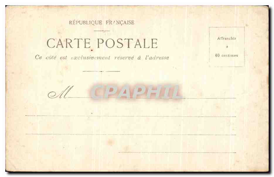 CPA Lyon Le Chalet Du Parc De La Tete D'Or — Verso